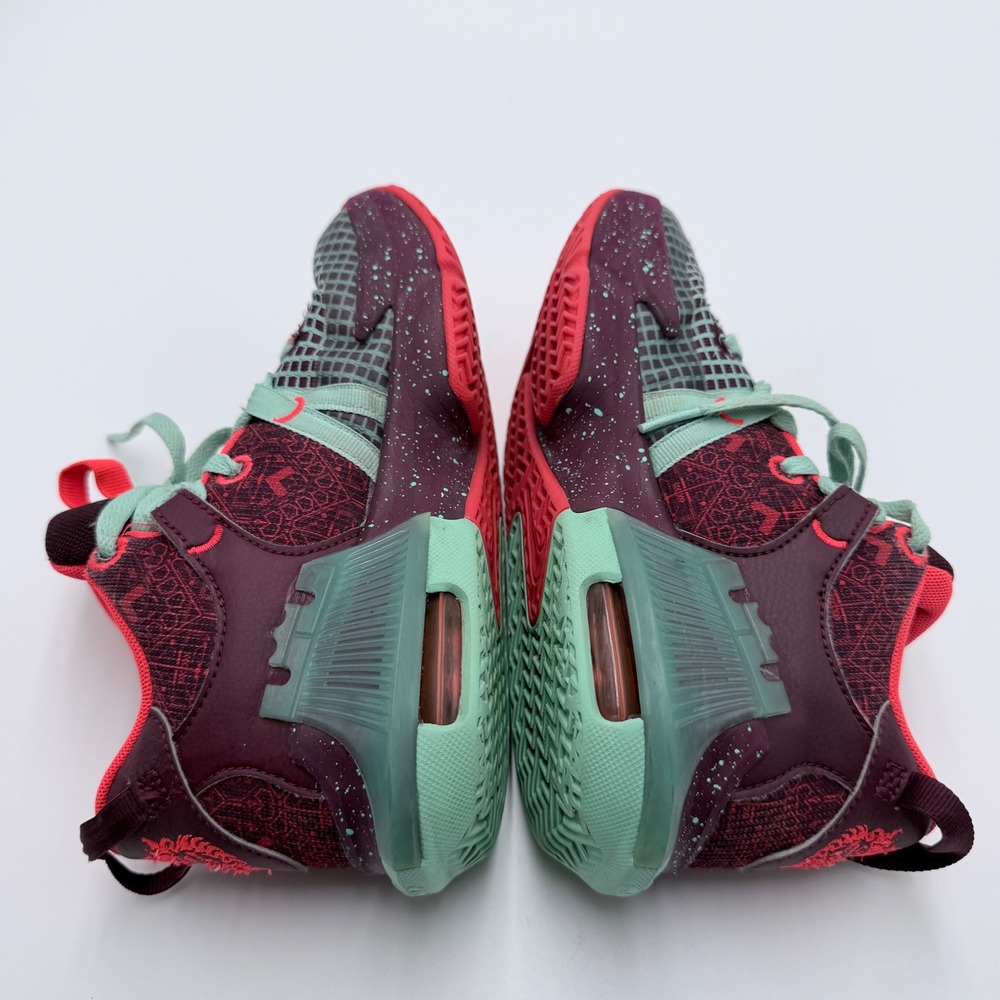 Nike LeBron Witness 7 GS Dark Beetroot Crimson FB8976-600 Size 4Y Womens 5.5 - Picture 8 of 10